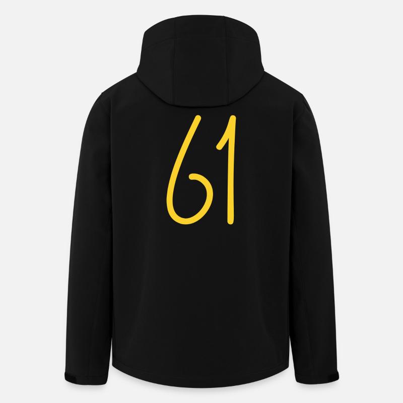 61 - Recycelte Männer Softshell-Jacke von Stanley/Stella - Schwarz