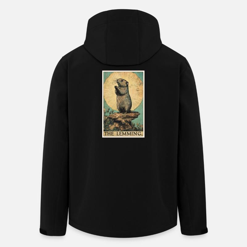 Lemminge Lemming - Recycelte Männer Softshell-Jacke von Stanley/Stella - Schwarz