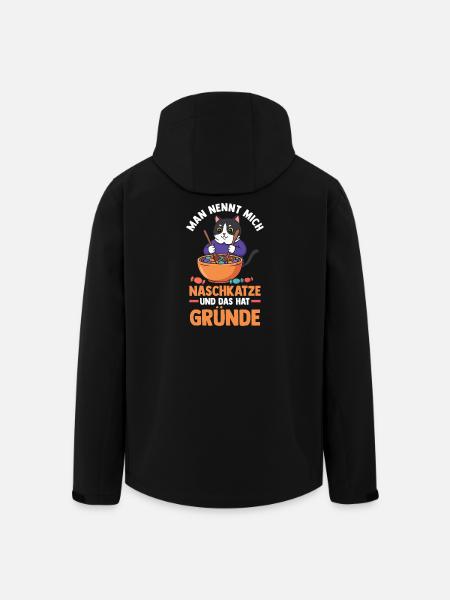 Süschigkeiten Naschkatze Süßes Mädchen - Recycelte Männer Softshell-Jacke von Stanley/Stella - Schwarz