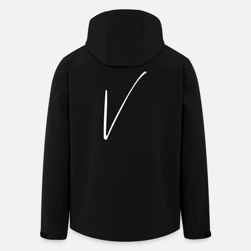 V - Men’s Recycled Softshell Jacket by Stanley/Stella - black