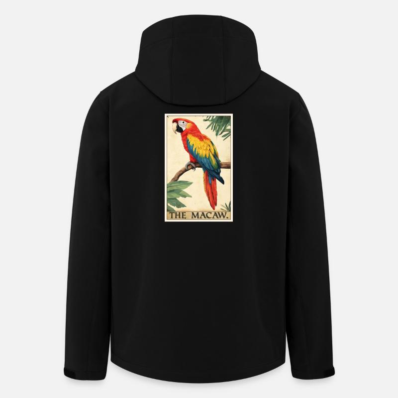 L’ère de l’ara - Veste softshell homme en polyester recyclé Stanley/Stella - noir
