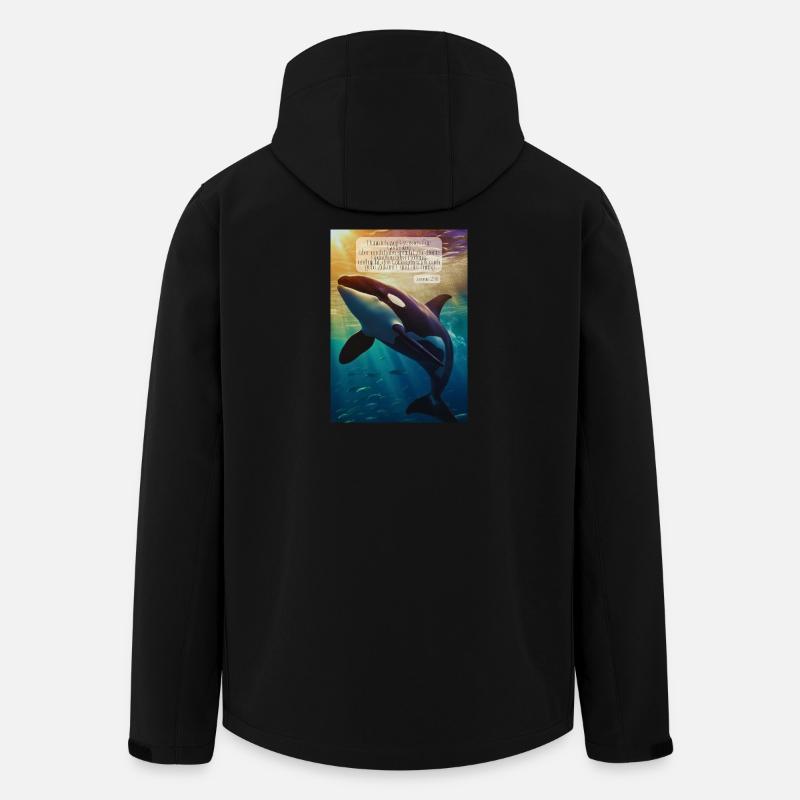Orca Underwater Hope Verse - Veste softshell homme en polyester recyclé Stanley/Stella - noir