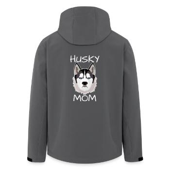 Husky maman - Veste softshell homme en polyester recyclé Stanley/Stella - charbon - Dos - AI Model Male 185 light (185cm)