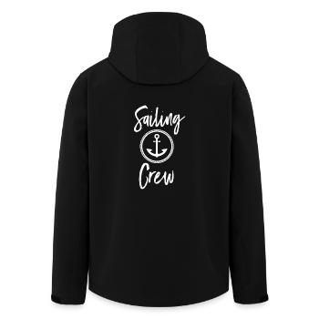 Sailing Crew - Recycelte Männer Softshell-Jacke von Stanley/Stella - Schwarz - Hinten - AI Model Male 185 light (185cm)