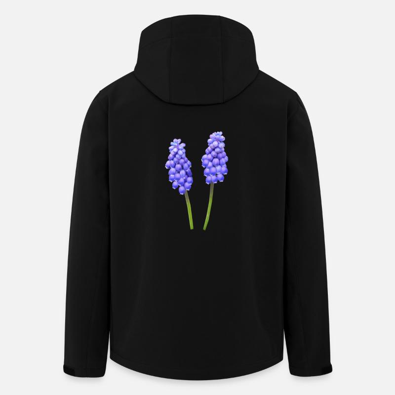 flowers lilies tulips orchids sunflower dahlia ger - Recycelte Männer Softshell-Jacke von Stanley/Stella - Schwarz