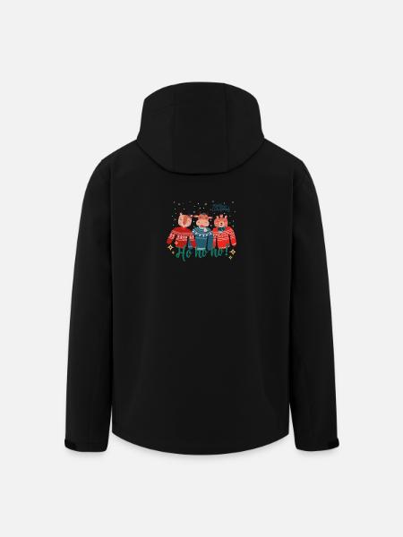 Hässlicher Weihnachtspullover - Frohe Weihnachten - Recycelte Männer Softshell-Jacke von Stanley/Stella - Schwarz