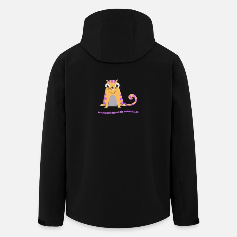 Innere Werte - Recycelte Männer Softshell-Jacke von Stanley/Stella - Schwarz