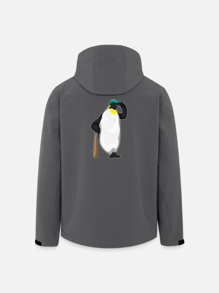 Penguin Baseball Baseball Bats - Men’s Recycled Softshell Jacket by Stanley/Stella - black