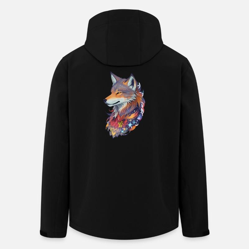 Wolf - Recycelte Männer Softshell-Jacke von Stanley/Stella - Schwarz