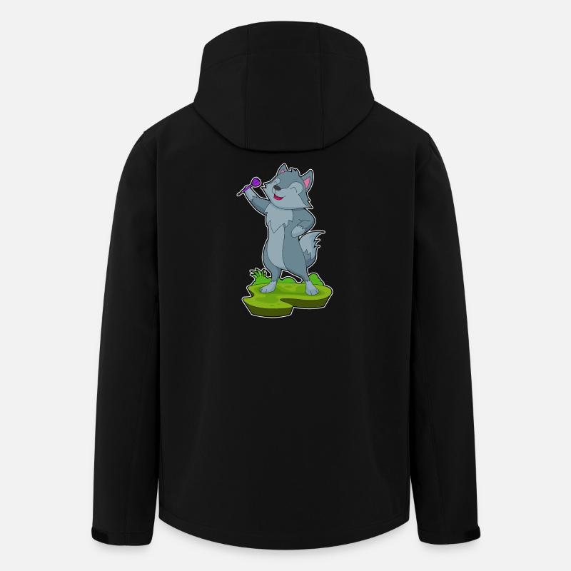 Dart de loup Dartpfeil - Veste softshell homme en polyester recyclé Stanley/Stella - noir
