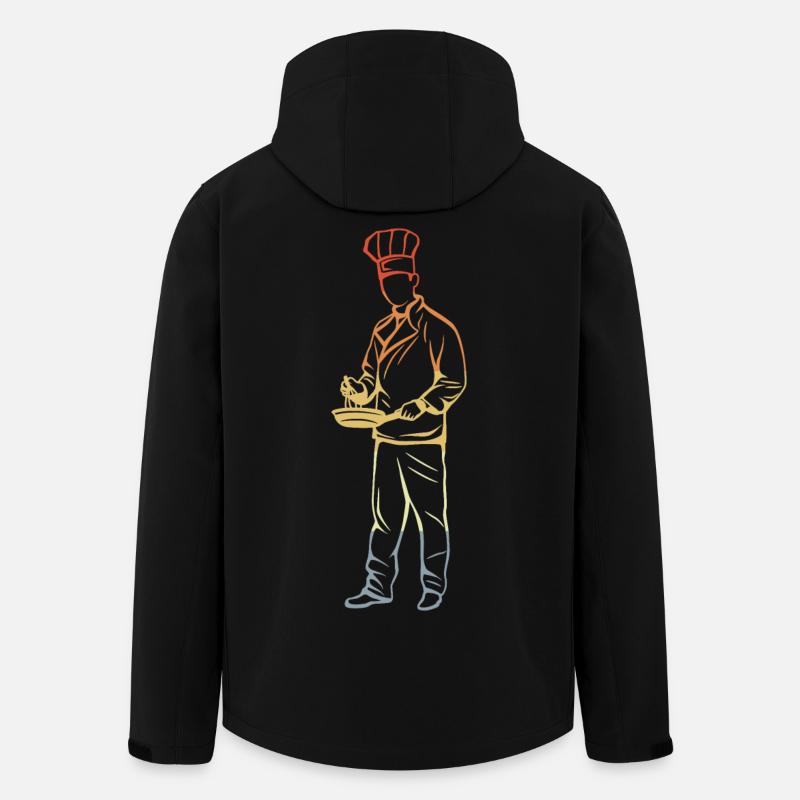 Chef - Men’s Recycled Softshell Jacket by Stanley/Stella - black