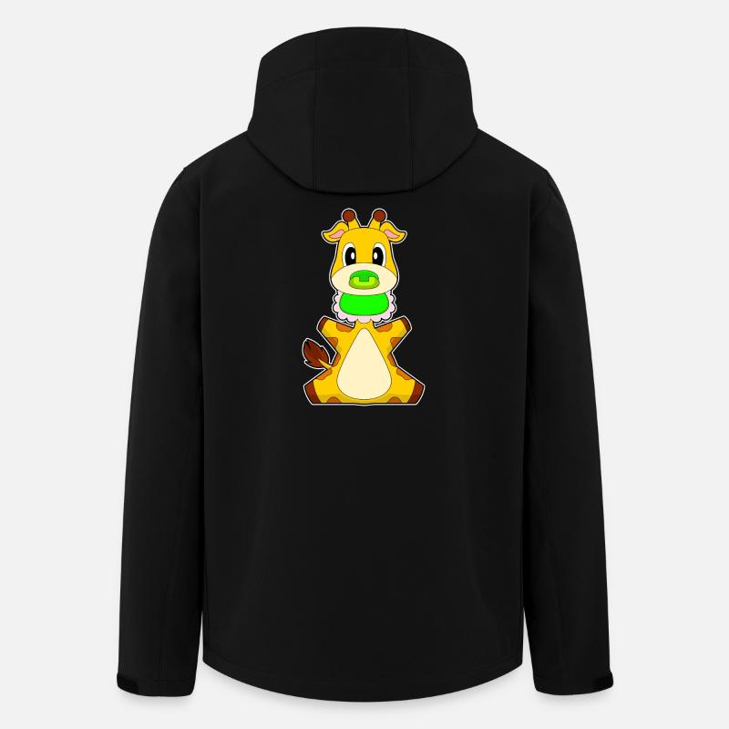 Bavoir Girafe Baby Lätzchen - Veste softshell homme en polyester recyclé Stanley/Stella - noir