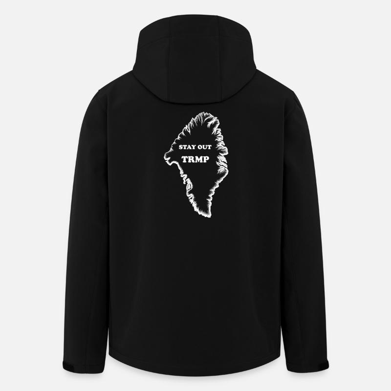 Grönland - Recycelte Männer Softshell-Jacke von Stanley/Stella - Schwarz