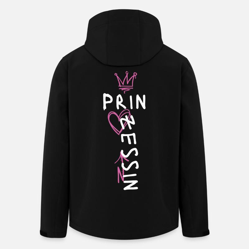 Prinzessin Streetstyle Design - Recycelte Männer Softshell-Jacke von Stanley/Stella - Schwarz