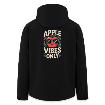 Apple Vibes Only Fall Cueillette de pommes d'automne - Veste softshell homme en polyester recyclé Stanley/Stella - noir - Dos - AI Model Male 185 light (185cm)