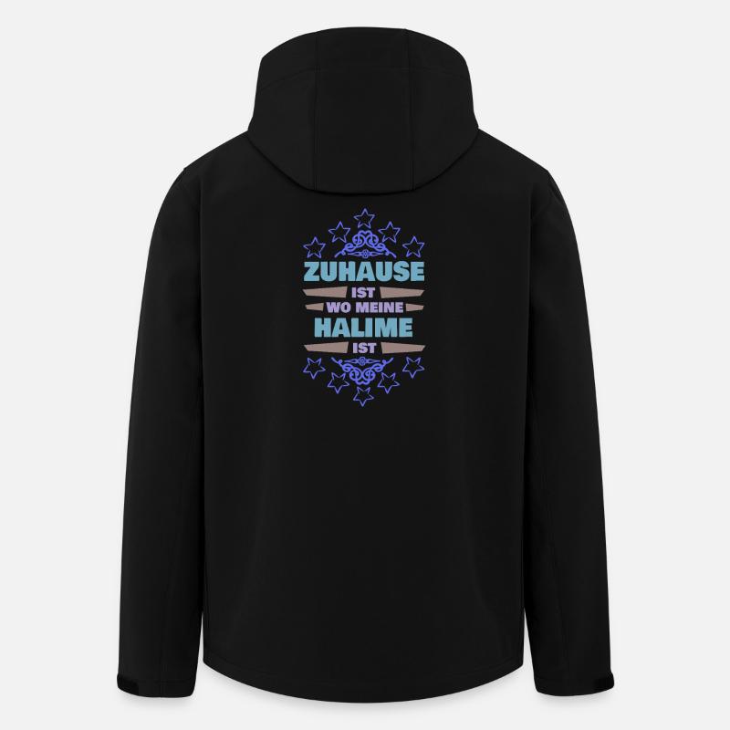 Vorname Halime - Recycelte Männer Softshell-Jacke von Stanley/Stella - Schwarz