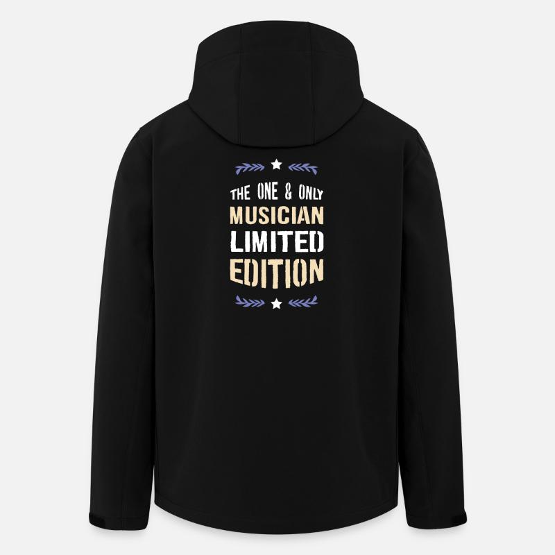 The One Musician Édition Limitée - Veste softshell homme en polyester recyclé Stanley/Stella - noir