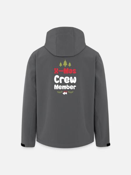 X-Mas Crew Mitglied - Recycelte Männer Softshell-Jacke von Stanley/Stella - Schwarz