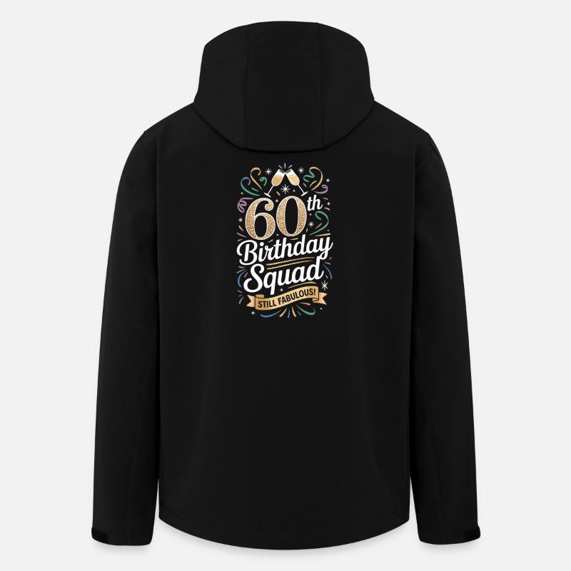 Besatzung des 60. Geburtstags - Recycelte Männer Softshell-Jacke von Stanley/Stella - Schwarz
