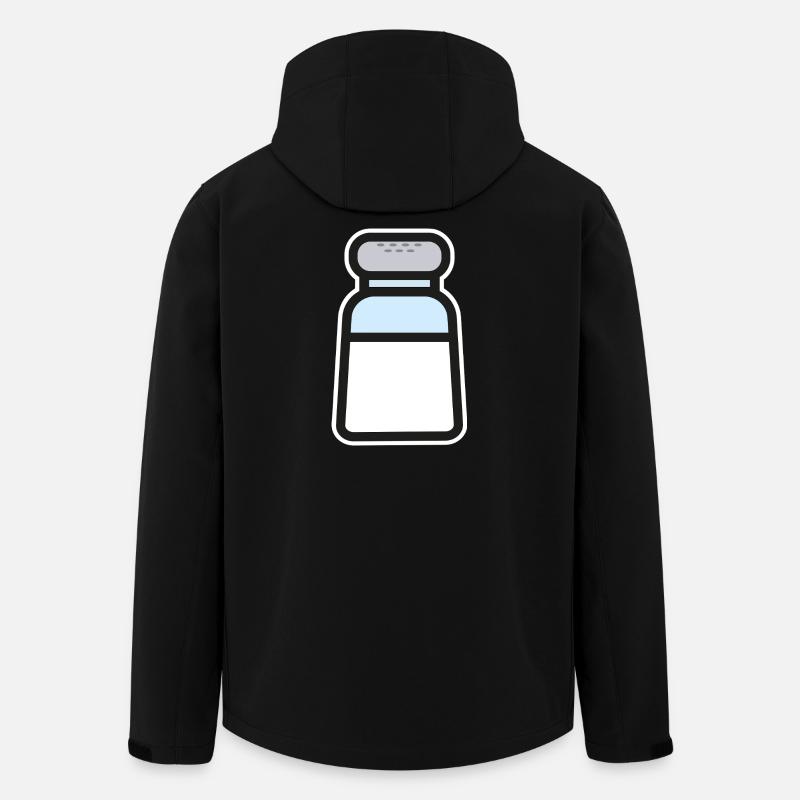 Salz - Recycelte Männer Softshell-Jacke von Stanley/Stella - Schwarz
