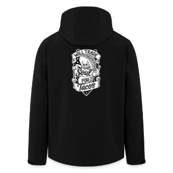 Échange d’âmes contre des tacos - Veste softshell homme en polyester recyclé Stanley/Stella - noir - Dos - AI Model Male 185 light (185cm)