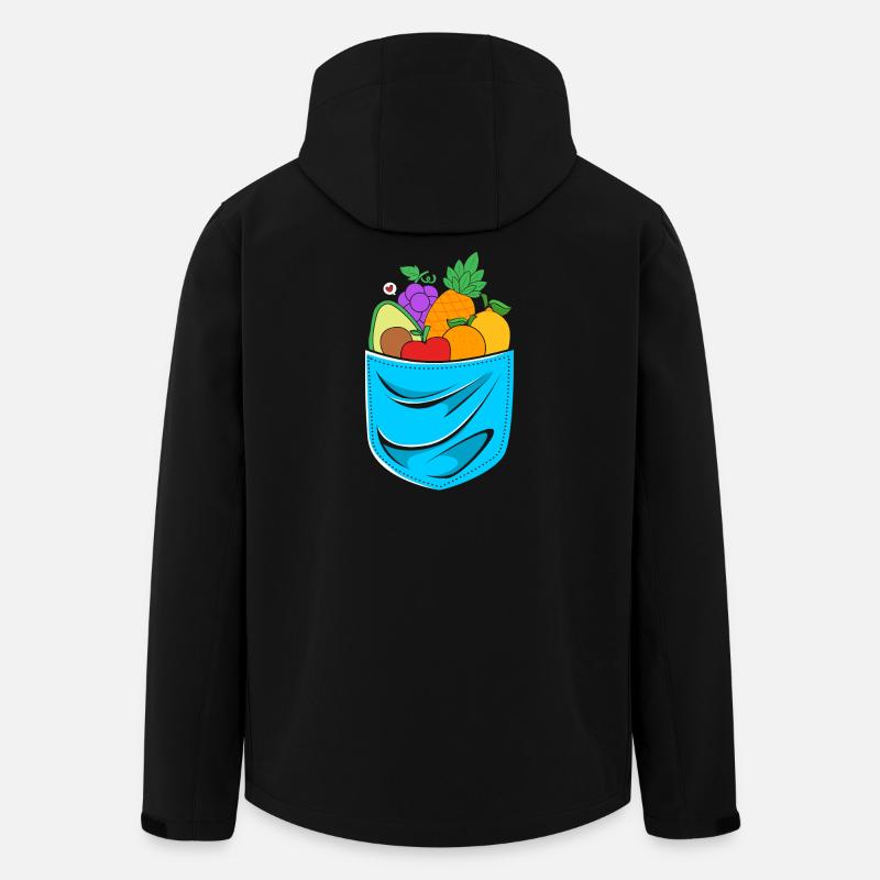 Lebensmittel Ernährung Nahrungsmittel - Recycelte Männer Softshell-Jacke von Stanley/Stella - Schwarz