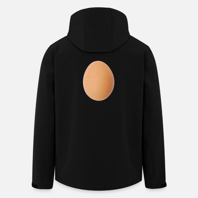 Eierbraun Muster Naturmotiv - Recycelte Männer Softshell-Jacke von Stanley/Stella - Schwarz