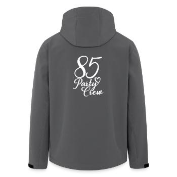 85 Party Crew 85th Birthday Party 85 ans - Veste softshell homme en polyester recyclé Stanley/Stella - noir - Dos - AI Model Male 185 light (185cm)