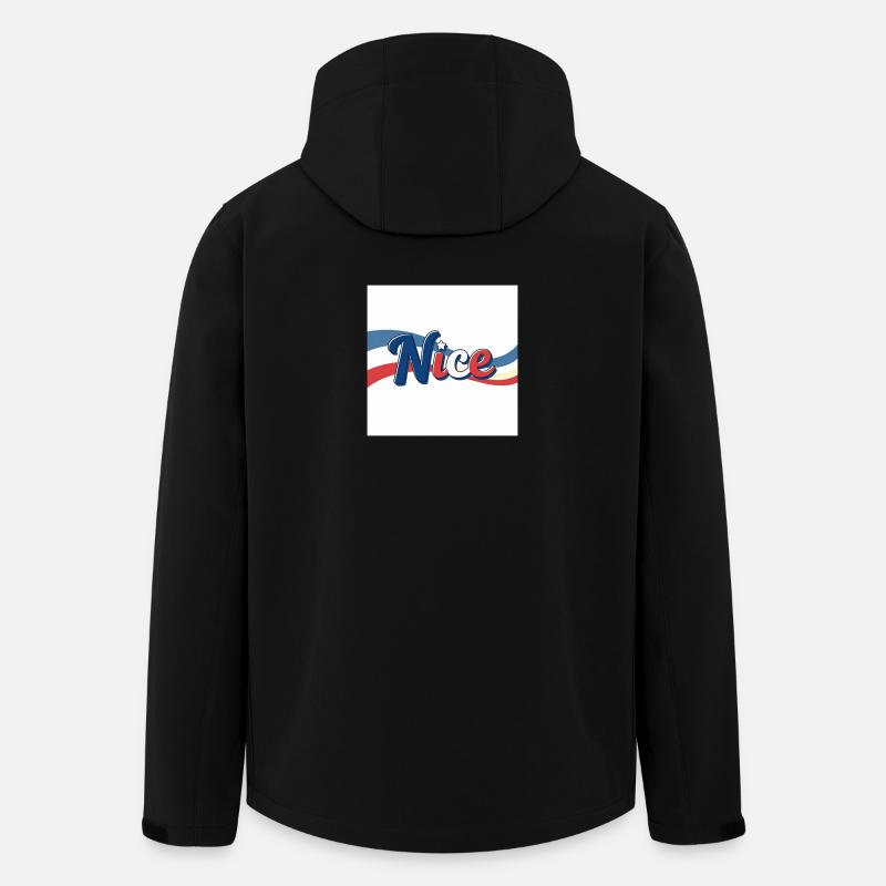 Nice Souvenir to Nice - Men’s Recycled Softshell Jacket by Stanley/Stella - black