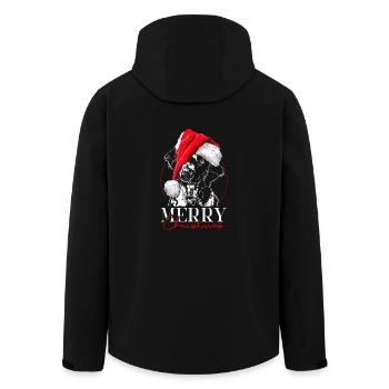 GROSSER MÜNSTERLÄNDER Joyeux Noël Wilsigns - Veste softshell homme en polyester recyclé Stanley/Stella - noir - Dos - AI Model Male 185 light (185cm)