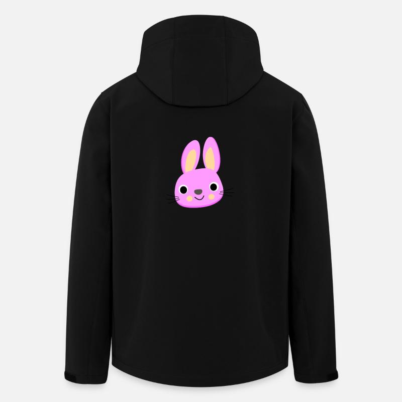 lapin - Veste softshell homme en polyester recyclé Stanley/Stella - noir