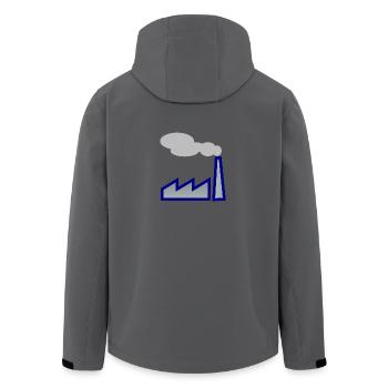 Industrie! Geschenk Idee Geschenkidee - Recycelte Männer Softshell-Jacke von Stanley/Stella - Schwarz - Hinten - AI Model Male 185 light (185cm)