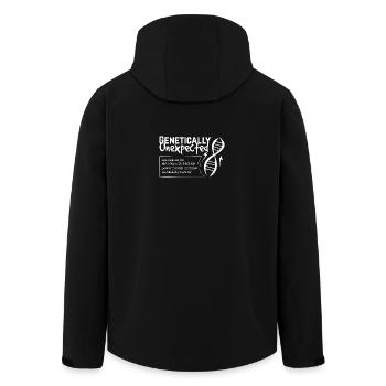 Genetically Unexpected DNA - Men’s Recycled Softshell Jacket by Stanley/Stella - black - Back - AI Model Male 185 light (185cm)