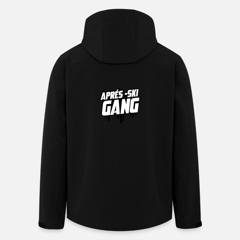 Après-ski course - Men’s Recycled Softshell Jacket by Stanley/Stella - black