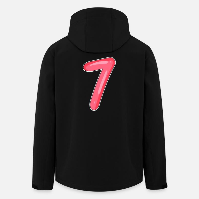 Numéro Sept - Numéro Numéro 7 - Veste softshell homme en polyester recyclé Stanley/Stella - noir