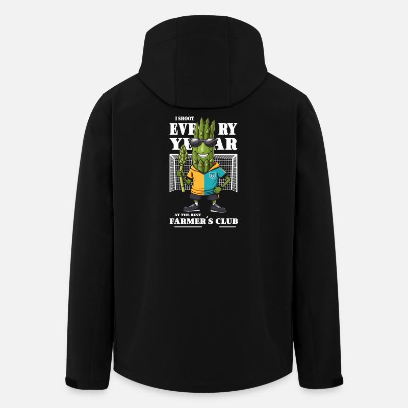 Association des asperges - Veste softshell homme en polyester recyclé Stanley/Stella - noir