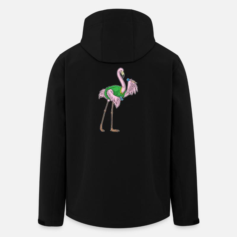 Flamingo Dart Dartpfeil - Veste softshell homme en polyester recyclé Stanley/Stella - noir