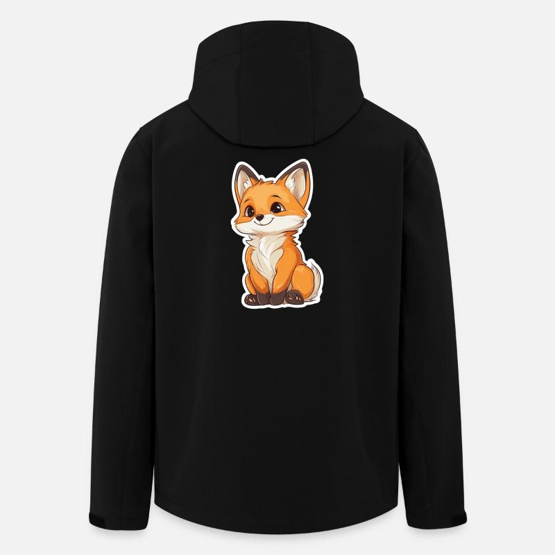 Fox - Men’s Recycled Softshell Jacket by Stanley/Stella - black