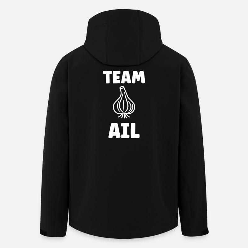 Team AI Garlic Emblem - Veste softshell homme en polyester recyclé Stanley/Stella - noir