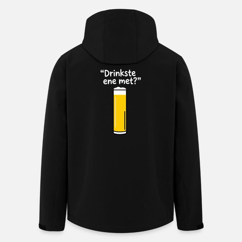 Drinkste ene met? Kölsch Karneval - Recycelte Männer Softshell-Jacke von Stanley/Stella - Schwarz