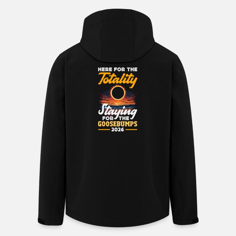 Solar eclipse 2026, August 12 - Men’s Recycled Softshell Jacket by Stanley/Stella - black