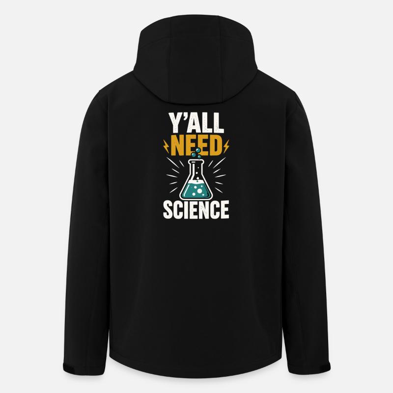 Science is needed - Men’s Recycled Softshell Jacket by Stanley/Stella - black