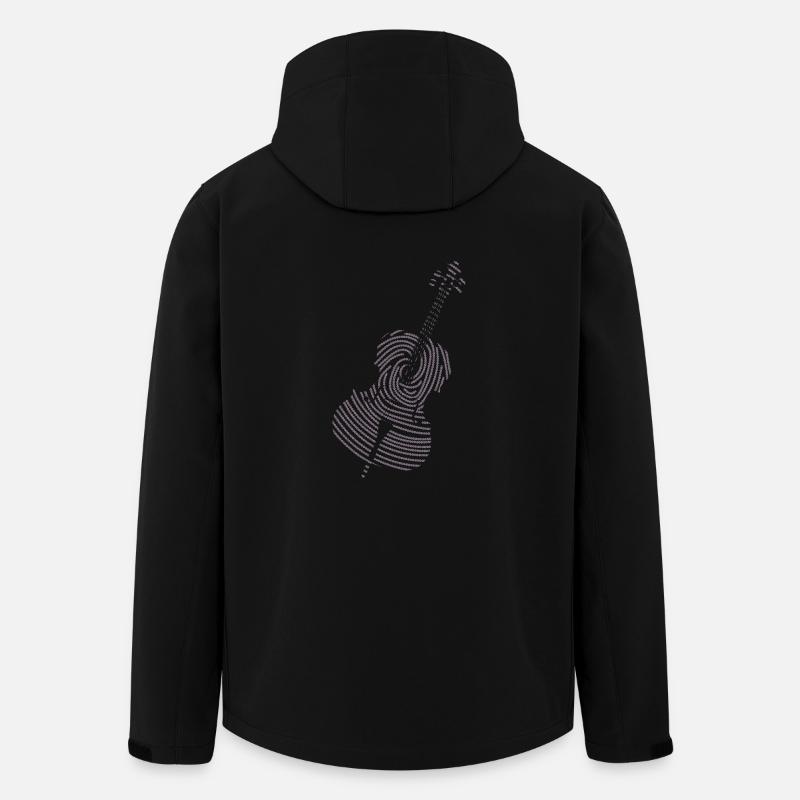Klassische Musik Cello - Recycelte Männer Softshell-Jacke von Stanley/Stella - Schwarz