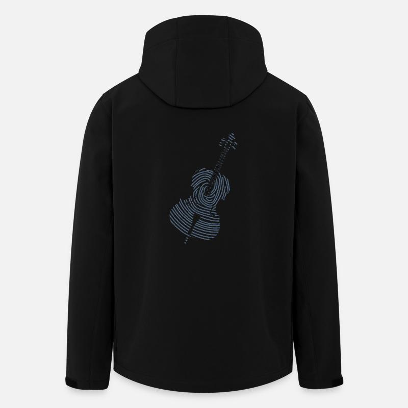 Klassische Musik Cello - Recycelte Männer Softshell-Jacke von Stanley/Stella - Schwarz