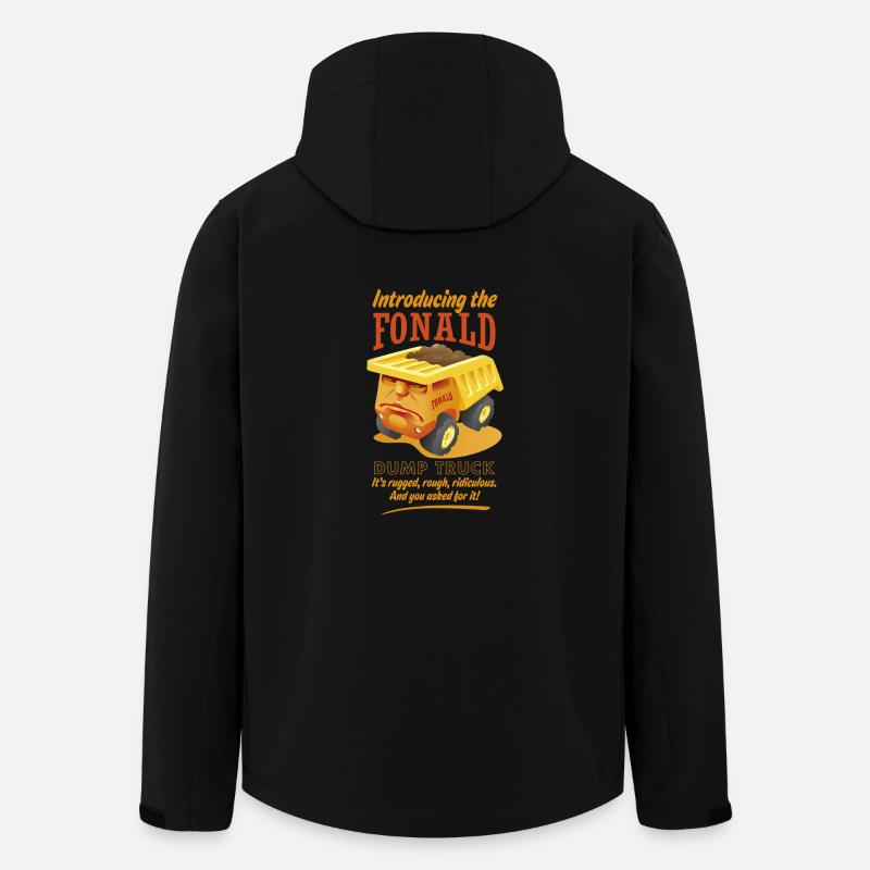 The Fonald Dump Truck - Recycelte Männer Softshell-Jacke von Stanley/Stella - Schwarz