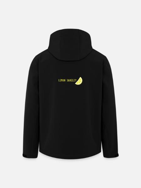 Lemon Squeezy - Recycelte Männer Softshell-Jacke von Stanley/Stella - Schwarz