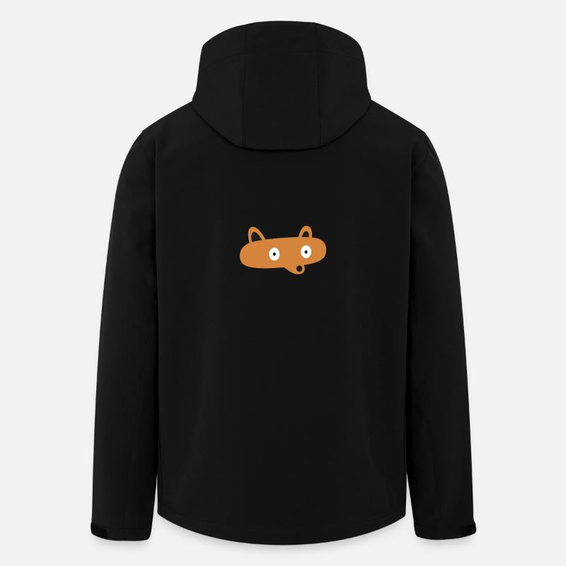 fox - Men’s Recycled Softshell Jacket by Stanley/Stella - black