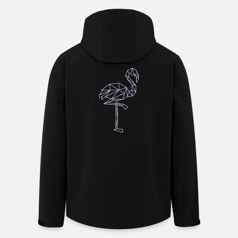 flamingo - Recycelte Männer Softshell-Jacke von Stanley/Stella - Schwarz