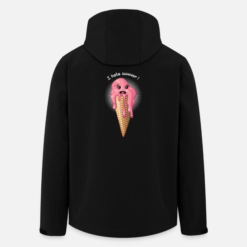 I hate summer - Recycelte Männer Softshell-Jacke von Stanley/Stella - Schwarz
