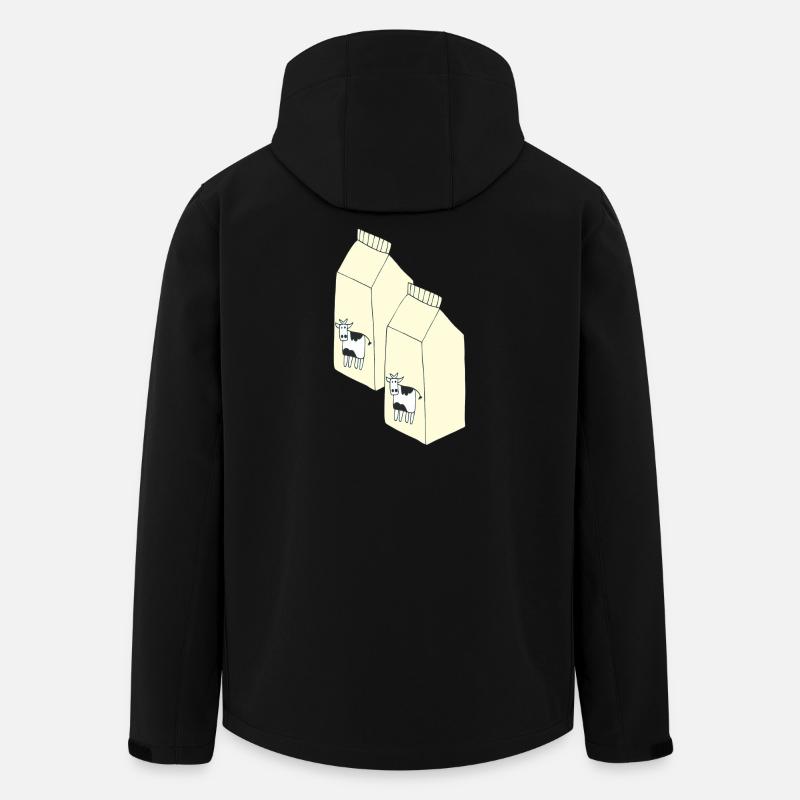 tetrapack milch - Recycelte Männer Softshell-Jacke von Stanley/Stella - Schwarz